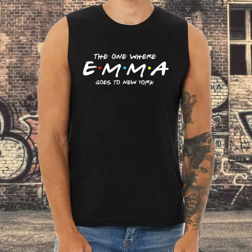 Athletic Tank Top The One Where Emma Goes To New York 1