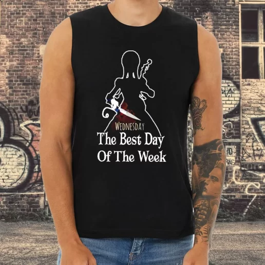 Athletic Tank Top Wednesday Addams The Best Day Of The Week 1