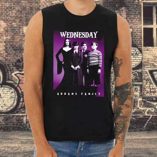 Athletic Tank Top Wednesday Addams family all cast 1