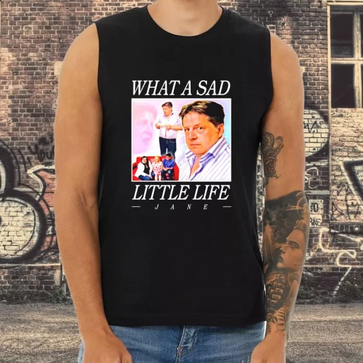 Athletic Tank Top What A Sad Little Life Jane Xmas Shirt Idea 1