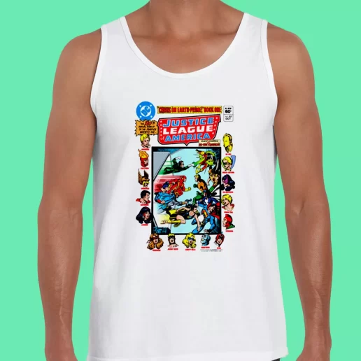 Beach Tank Top Justice League Crisis On Earth Earthday Gifts 1