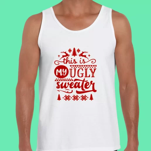 Beach Tank Top This My Ugly Sweater Funny Christmas Gift 1