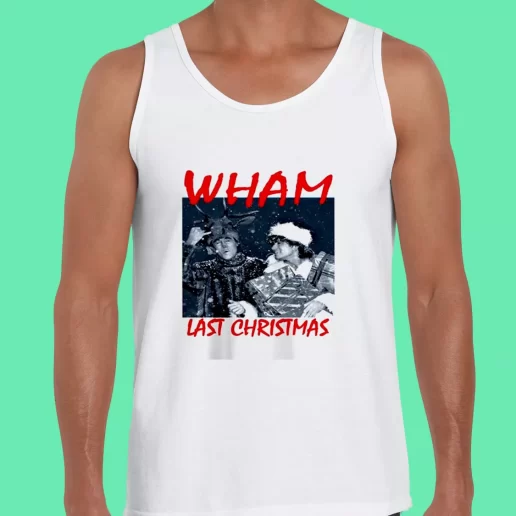 Beach Tank Top Wham Last Christmas Funny Christmas Gift 1