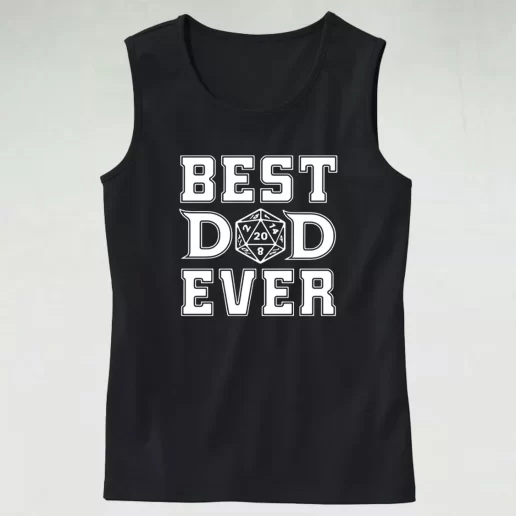 Best Dad Ever D20 Dad Gym Tank Top 1