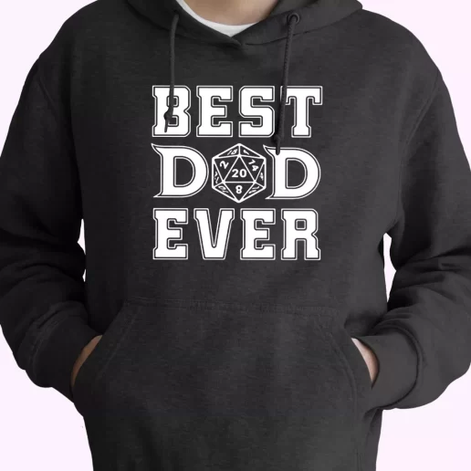 Best Dad Ever D20 Hoodie Father Day Gift 1