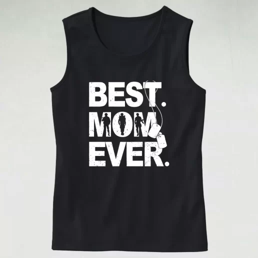 Best Mom Ever Female Veteran Army Tank Top 1