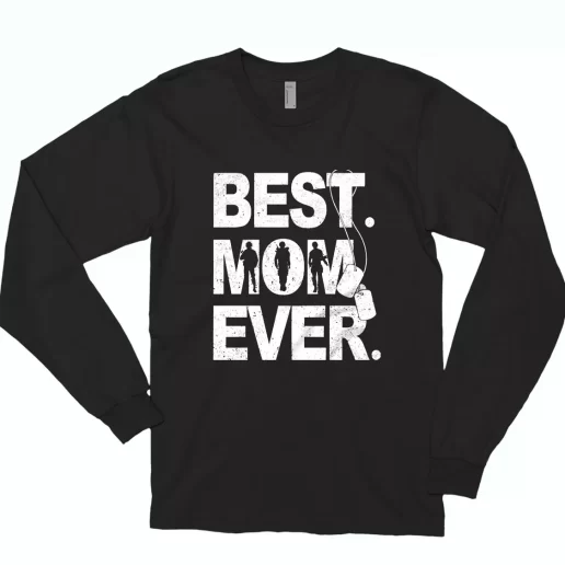 Best Mom Ever Female Veteran Combat Long Sleeve T Shirt 1