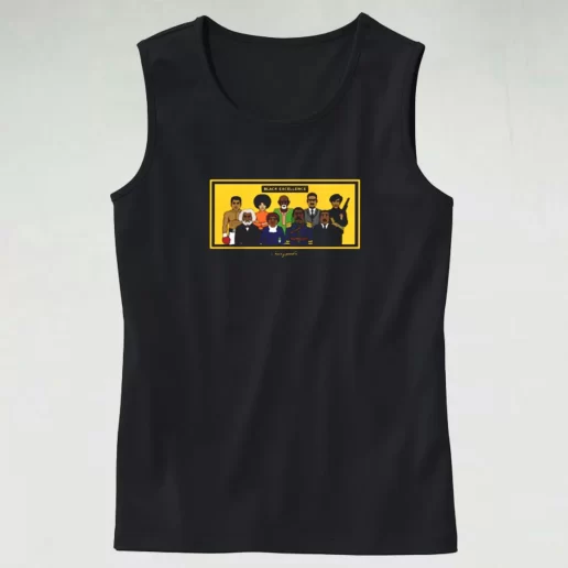 Black Excellence Ali Frederick Douglass Angela Davis Harriet Tubman Sebi Malcolm X Martin Luther King MLK Tank Top 1