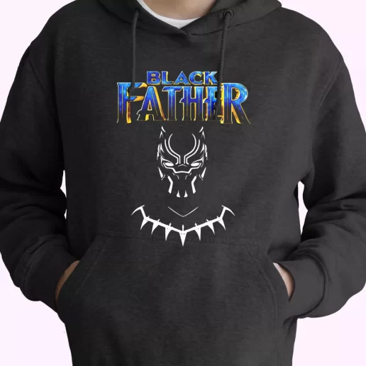 Black Father Marvel Fan Hoodie Father Day Gift 1