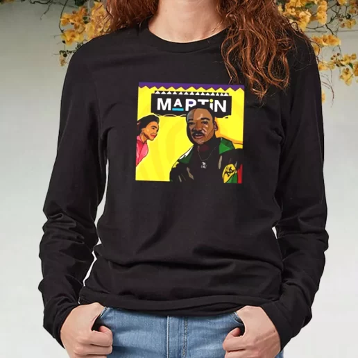 Black Long Sleeve T Shirt Activist Martin Luther King Jr Tv Show 1