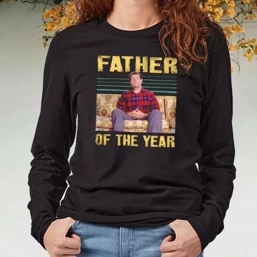 Black Long Sleeve T Shirt Father Of The Year Sylvester Stallone DIY Father Day Gift 1