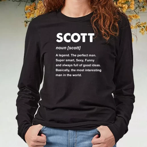 Black Long Sleeve T Shirt Travis Scott Name Meaning 1