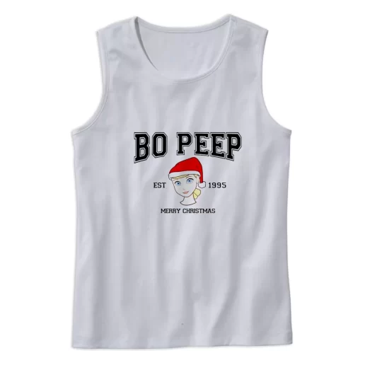 Bo Beep Mery Christmas Gym Christmas Tank Top 1