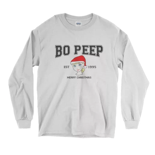 Bo Beep Mery Christmas Long Sleeve T Shirt Christmas Outfit 1