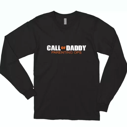 Call Of Daddy Parenting Ops Cod Long Sleeve T Shirt Gift 1