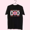 Captain Dad Superhero T Shirt For Dad 1