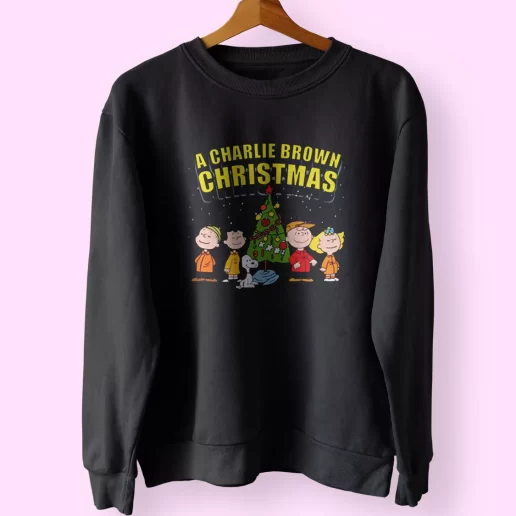 Charlie Brown Christmas Sweatshirt Xmas Outfit 1