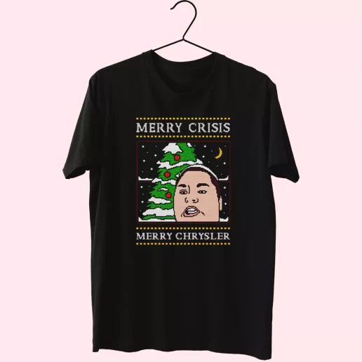 Christine Sydelko Merry Crimus Crisis Chrysler Christmas T Shirt Xmas Design 1