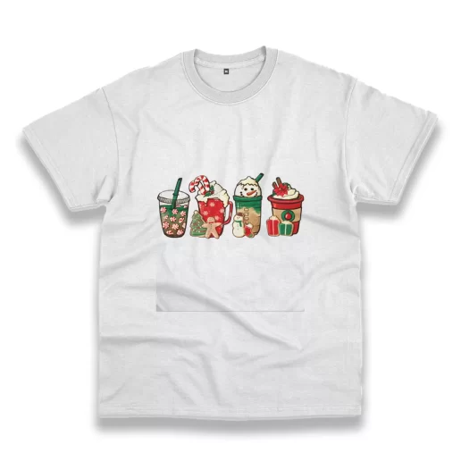 Christmas Snowman Latte Coffee Lover Funny Christmas T Shirt 1