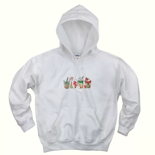 Christmas Snowman Latte Coffee Lover Ugly Christmas Hoodie 1