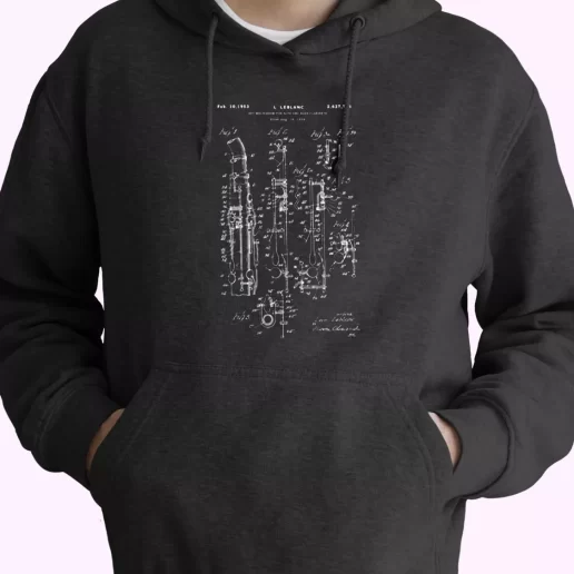 Clarinet Patent Fashionable Hoodie 1