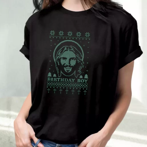 Classic T Shirt Birthday Boy Jesus 1