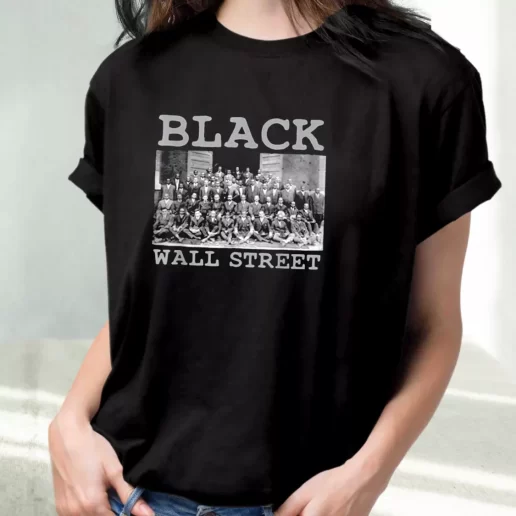 Classic T Shirt Black Business Black History Month Black Wall Street 1