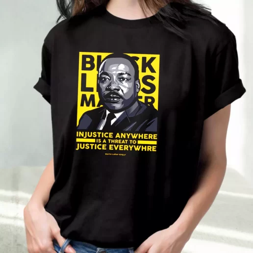 Classic T Shirt Black Lives Matter Martin Luther King Jr 1