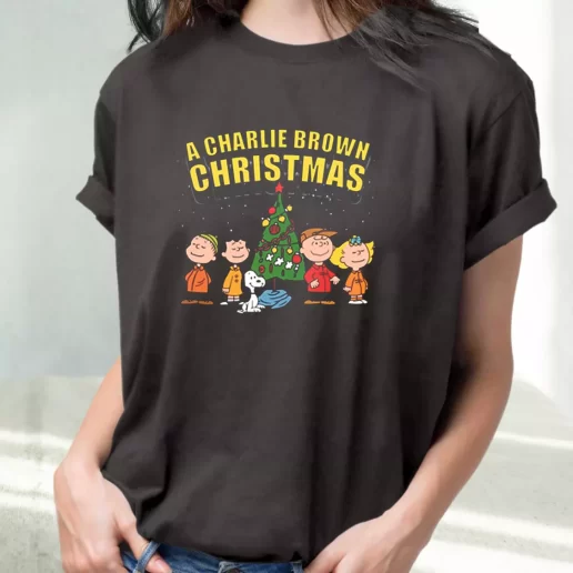 Classic T Shirt Charlie Brown Christmas Cute Xmas Shirts 1