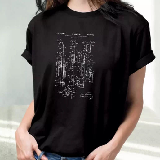 Classic T Shirt Clarinet Patent 1