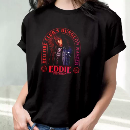 Classic T Shirt Eddie Munson Hellfire Club Dungeon Master 1