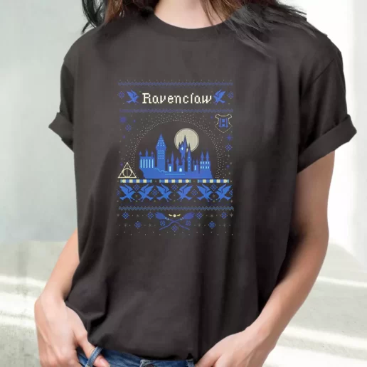 Classic T Shirt Harry Potter Ravenclaw Ugly Christmas Cute Xmas Shirts 1