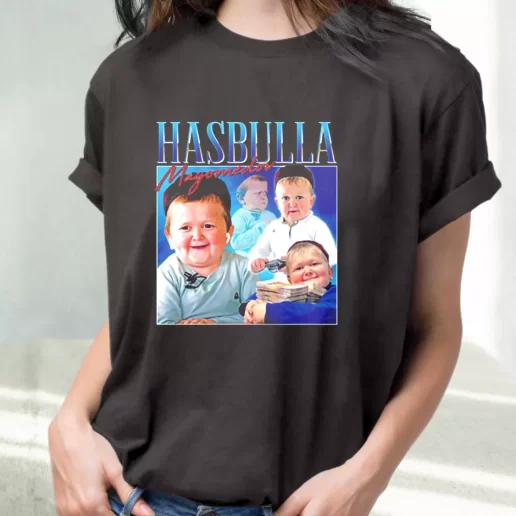 Classic T Shirt Hasbulla Magomedov Homage TV Icon Cute Xmas Shirts 1