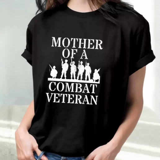 Classic T Shirt Mother of a Combat veteran Outfits For Veterans Day 1