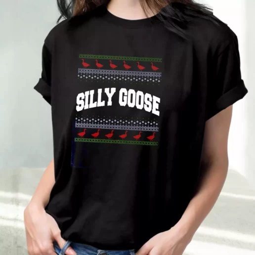 Classic T Shirt Silly Goose Tacky Ugly 1