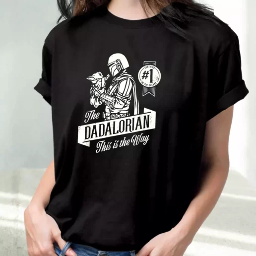 Classic T Shirt The Mandalorian And Grogu Dadalorian This Is The Way Amazing Father Day Gift 1