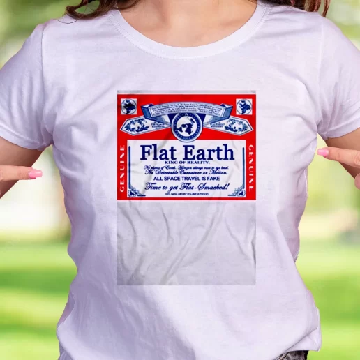 Cool T Shirt Flat Earth King Of Reality Earth Day Gifts 1