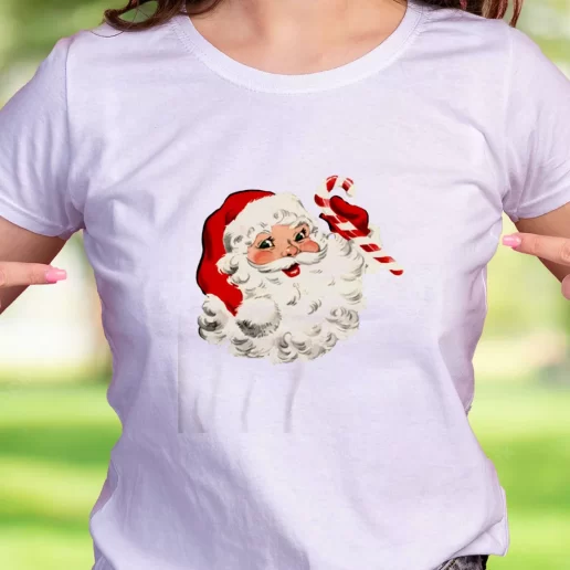 Cool T Shirt Retro Santa Design Trendy Christmas Gift 1