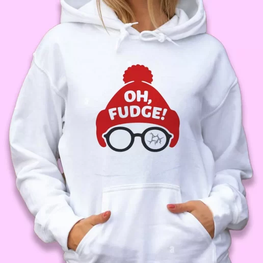 Cute Hoodie Oh Fudge Santa Xmas Gift Idea 1