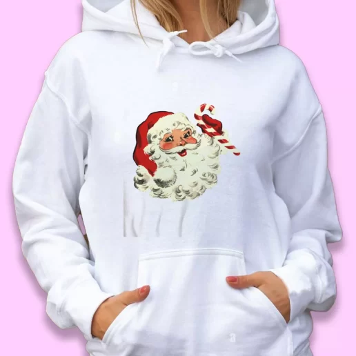 Cute Hoodie Retro Santa Design Xmas Gift Idea 1