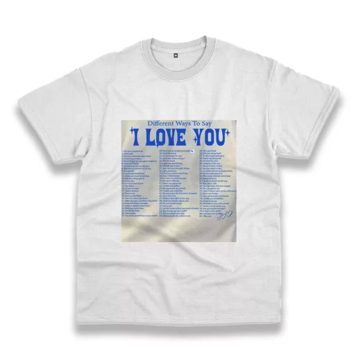 Different Ways Say I Love You Funny Christmas T Shirt 1