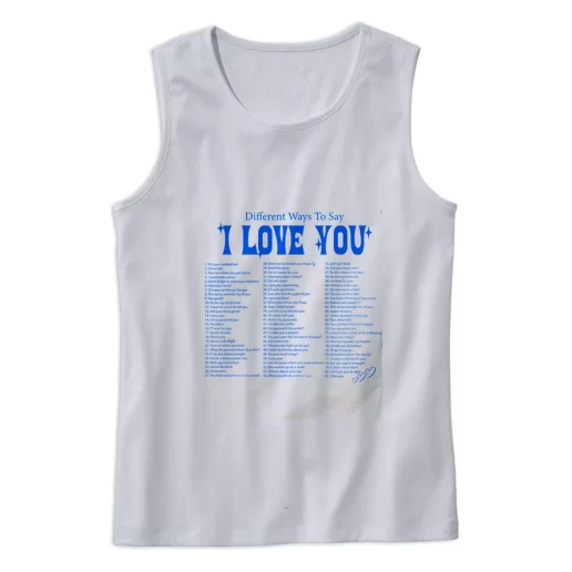 Different Ways Say I Love You Gym Christmas Tank Top 1