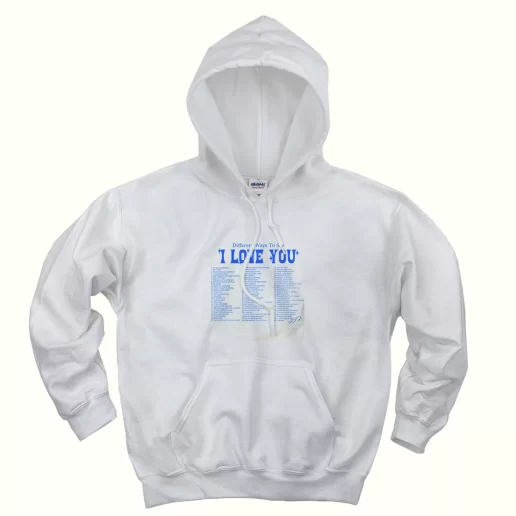 Different Ways Say I Love You Ugly Christmas Hoodie 1