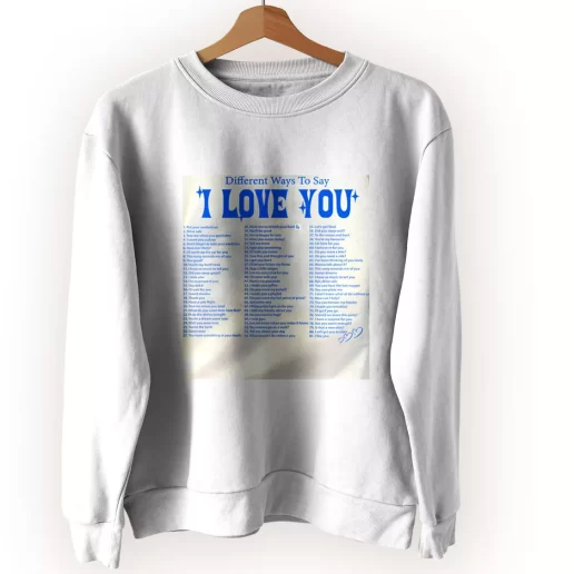 Different Ways Say I Love You Ugly Christmas Sweater 1