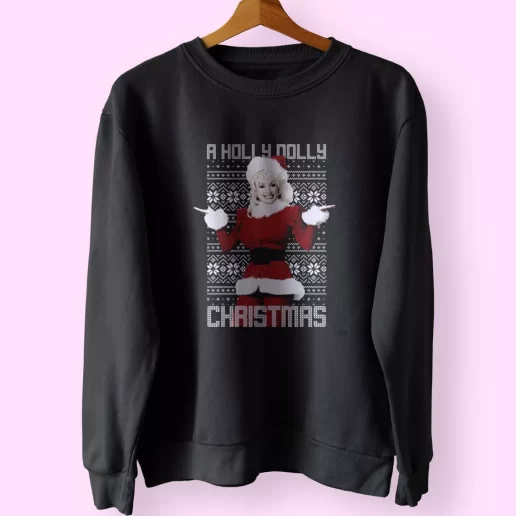 Dolly Parton Holly Dolly Christmas Sweatshirt Xmas Outfit 1