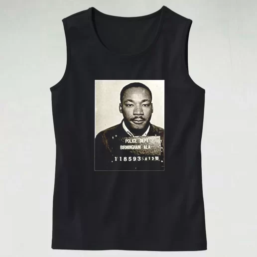 Dr Martin Luther King Jr Mugshot Civil Rights MLK Tank Top 1