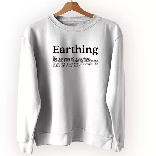 Earthing Definition Sweatshirt Earth Day Costume 1