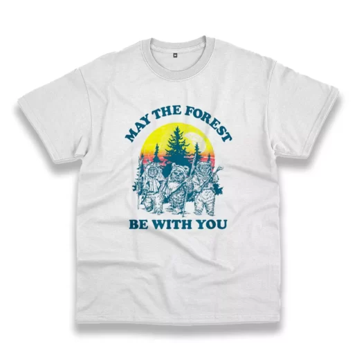 Ewok Sunset May The Forest Be With You Casual Earth Day T Shirt 1