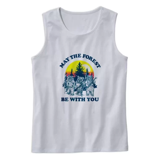 Ewok Sunset May The Forest Be With You Earth Day Tank Top 1
