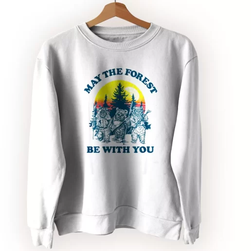 Ewok Sunset May The Forest Be With You Sweatshirt Earth Day Costume 1